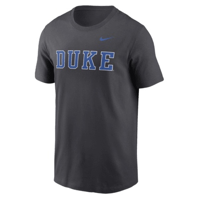 Duke Blue Devils Primetime Wordmark Men s Nike College T Shirt. Nike